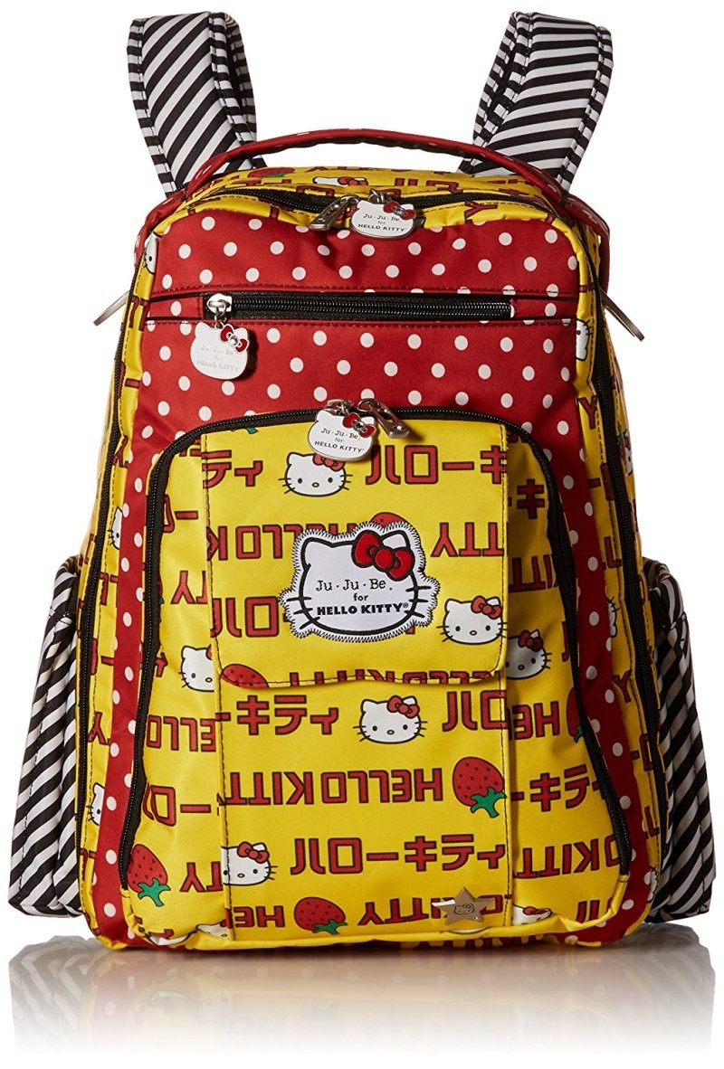 Ju-Ju-Be Hello Kitty Collection Starlet Medium Travel Duffel Bag, Strawberry.