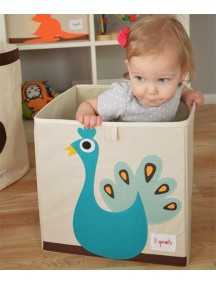 Коробка для хранения 3 Sprouts «Павлин»