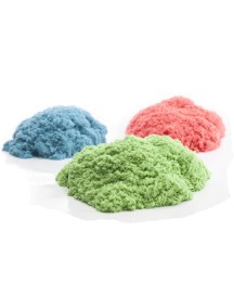 Песок WABA FUN 150-308 Kinetic Sand 3 цвета (синий, зеленый, красный по 1 кг)