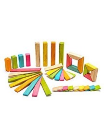 Набор Исследователь. 40 деревянных магнитных кубиков. Tints