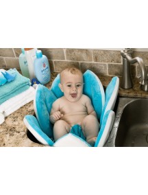Детская мягкая ванночка Blooming Bath - Голубая