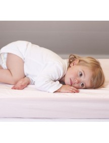 Натяжная непромокаемая многоразовая простыня Хиппичик TENCEL® 60 х 120 см (белая)