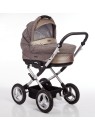 Коляска 2 в 1 Geoby C800 с сумкой Lux (RYHG, комбинированный темно сиреневый)