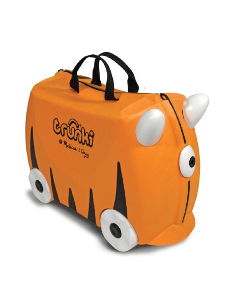 Детский чемодан на колесиках Trunki Tipu (Транки Тигр Типу - Оранжевый Транки)