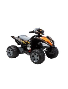Детский электроквадроцикл QUATRO JS 007 (черно-оранжевый) Rivertoys