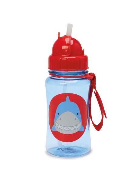 Детский поильник Skip Hop Zoo Straw Bottle - Shark (Акуленок)