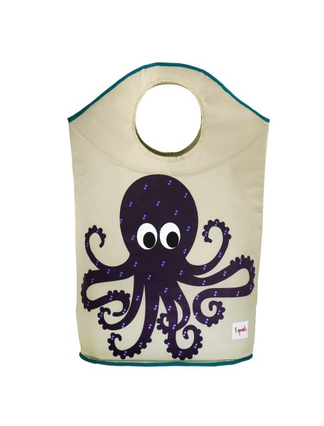 Корзина для белья 3 Sprouts "Осьминог" (Purple Octopus)	