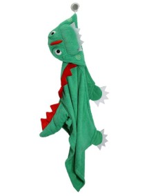 Полотенце с капюшоном для детей (от 2 лет) Zoocchini. Динозаврик Девин (Devin the Dinosaur)