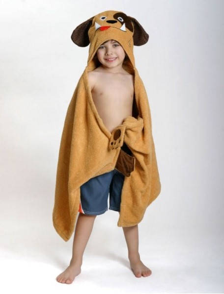 Полотенце с капюшоном для детей (от 2 лет) Zoocchini. Собачка Даффи (Duffy the Dog)