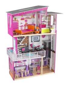 Дом для Барби «Роскошный дизайн» (Luxury) с мебелью и интерактивом KidKraft