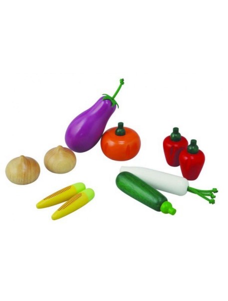 Деревянный игрушечный набор овощей Plan Toys