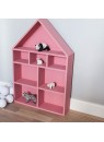 Полка-домик для игрушек Milan (розовый)
