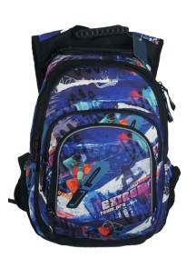 Детский школьный рюкзак UFO PEOPLE 10830-3 синий