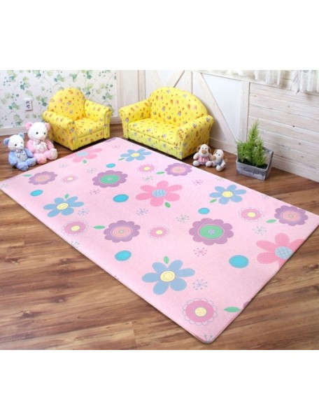 Коврик игровой детский развивающий Dwinguler "Big" (2300мм x 1400мм x 15мм) Flower garden