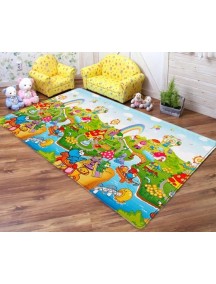 Dwinguler "Small-15" Коврик игровой детский развивающий (1000х1400х15) Dino Land / Остров динозавров