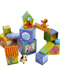 Игровой набор Кубанимо (14 фигур и 3 животных) Djeco/Джеко