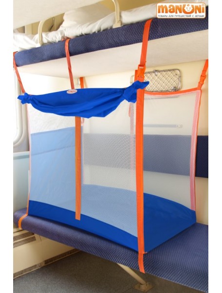 ЖД-манеж в поезд для детей Manuni от 3 лет (3+шторка)