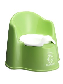 Горшок-кресло BabyBjorn, 81 / Зеленый с белой резинкой