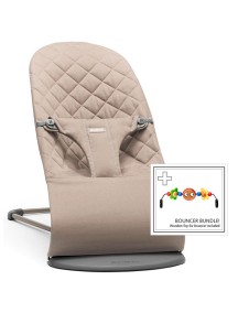 Детский шезлонг с игрушкой BabyBjorn "Balance Bliss", 17 / Песочный