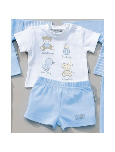 Комплект футболка + шорты Jacky "BABY`S DAY BOY", 86