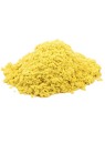 Пластичный (кинетический) песок - Песочница+формочки 1 кг., КП02Ж10Н / Желтый
