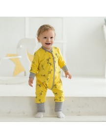 Пижама на кнопках детская, Жирафы (БАМБИНИЗОН / Bambinizon) 