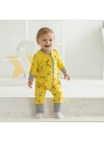 Пижама на кнопках детская, Жирафы (БАМБИНИЗОН / Bambinizon) 