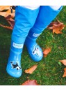 Высокие резиновые сапоги на хлопке МайПаддлБутс от КидОРКА (MyPuddle Boots  KidORCA). Цвет Голубой